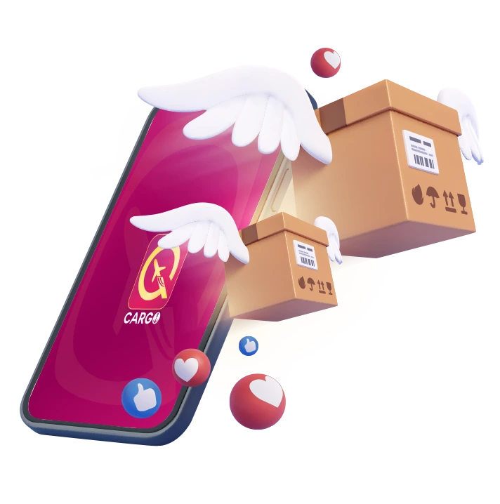 Q cargo animated front png